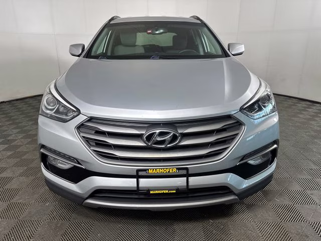 2017 Sparkling Silver Hyundai Santa Fe Sport 2.4 Base AWD SUV