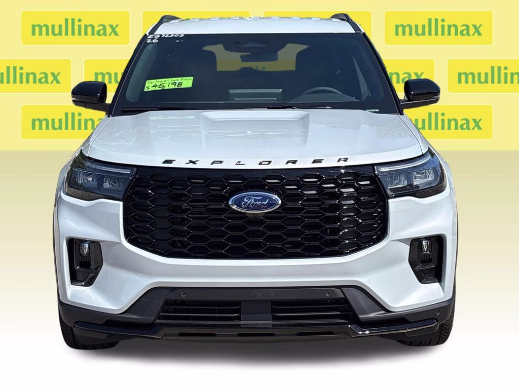 2026 White Metallic Ford Explorer ST-Line RWD SUV