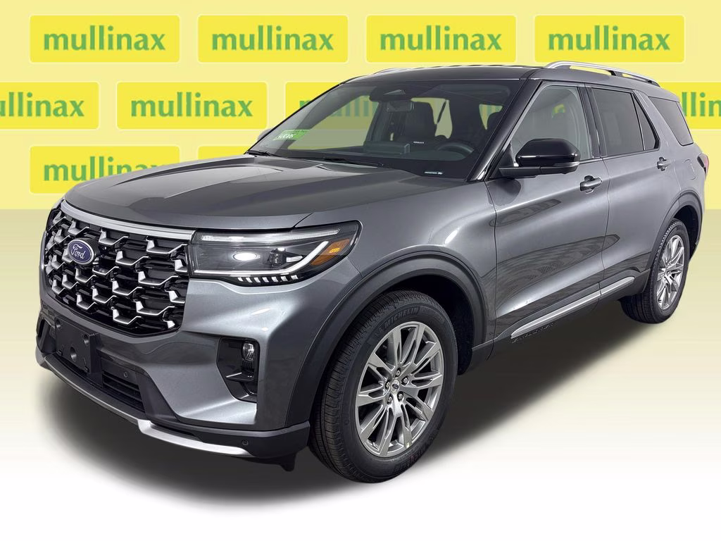 2026 Carbonized Gray Metallic Ford Explorer Platinum RWD SUV