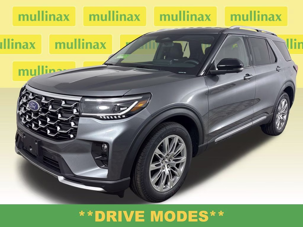2026 Gray Metallic Ford Explorer Platinum RWD SUV