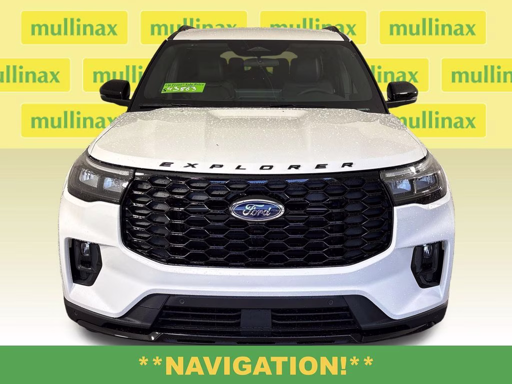 2026 White Metallic Ford Explorer ST-Line RWD SUV