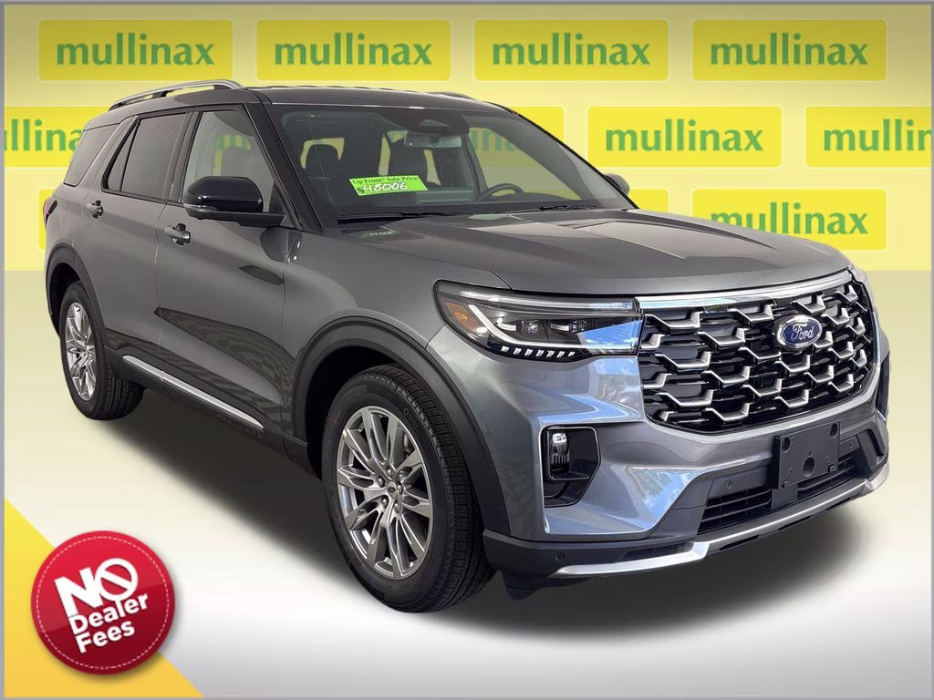 2026 Carbonized Gray Metallic Ford Explorer Platinum RWD SUV