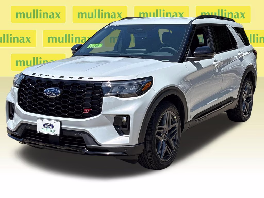 2026 White Metallic Ford Explorer ST RWD SUV
