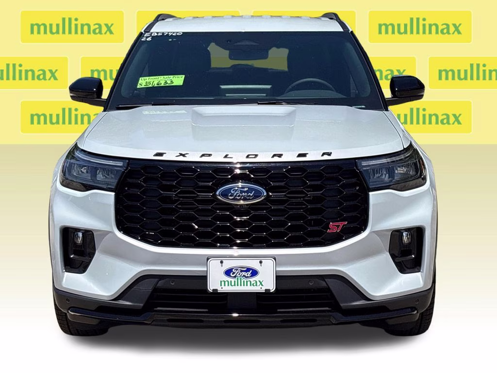 2026 White Metallic Ford Explorer ST RWD SUV