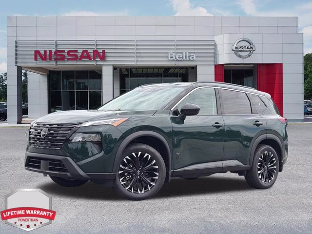 2026 Obsidian Green Nissan Rogue Dark Armor FWD SUV