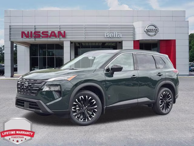 2026 Obsidian Green Nissan Rogue Dark Armor FWD SUV