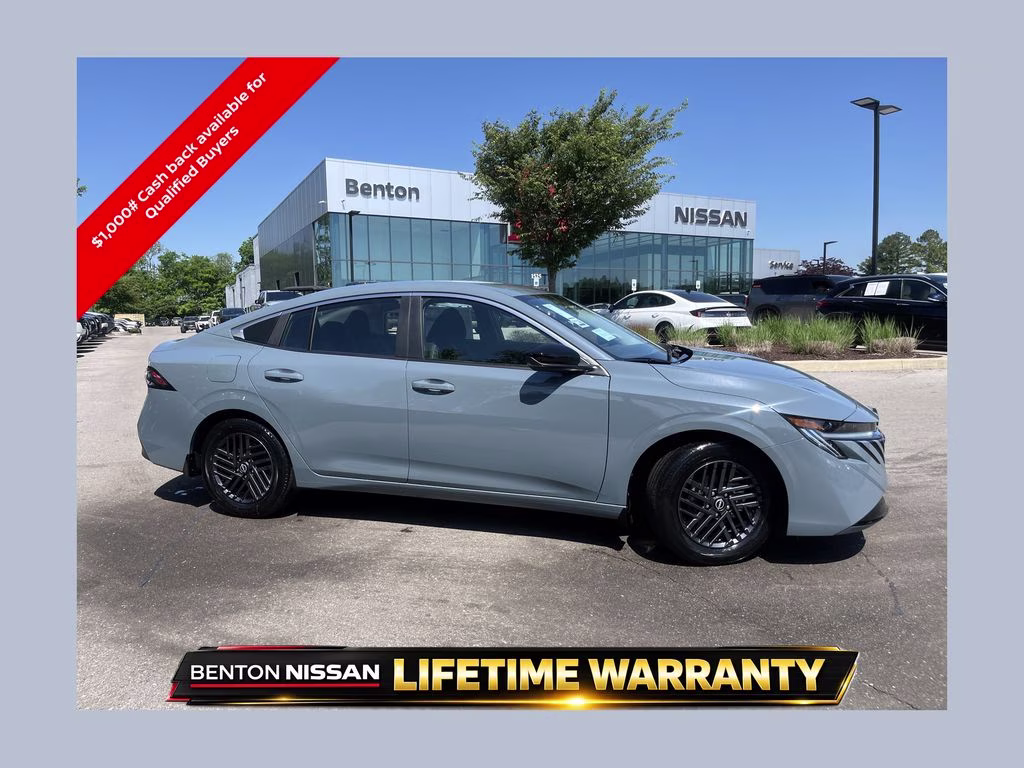 2026 Atlantic Gray Metallic Nissan Sentra SV FWD Sedan