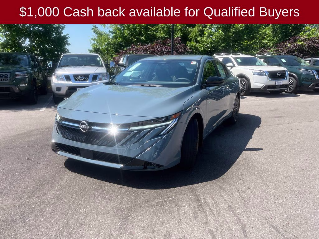 2026 Atlantic Gray Metallic Nissan Sentra SV FWD Sedan