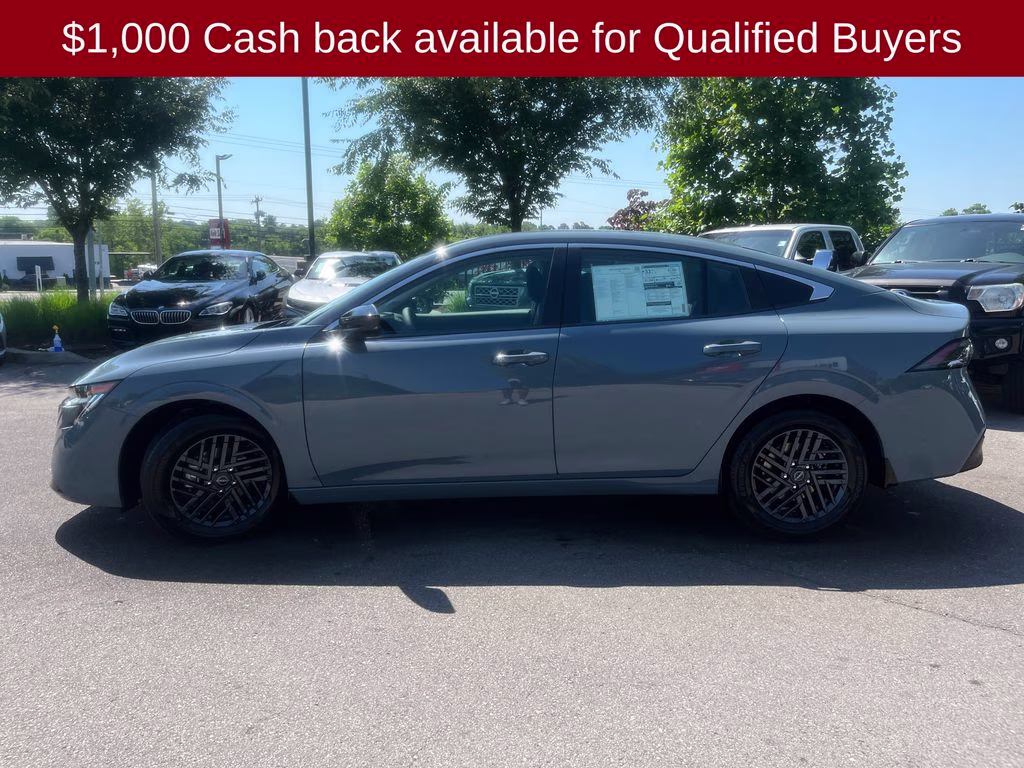 2026 Atlantic Gray Metallic Nissan Sentra SV FWD Sedan