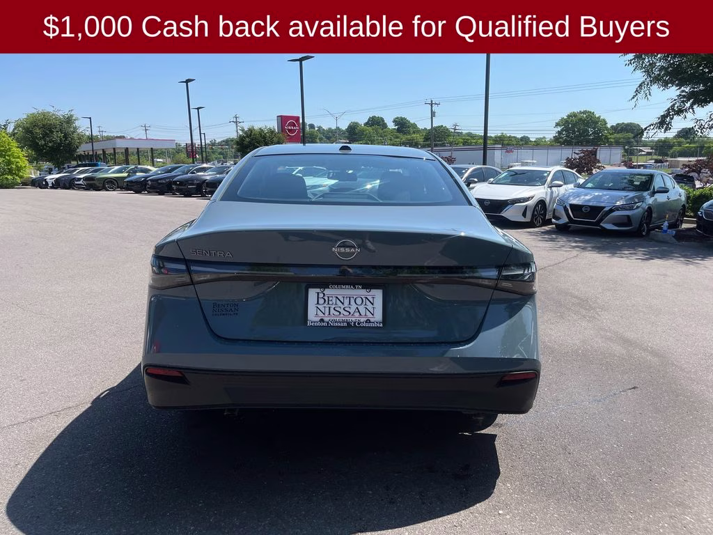 2026 Atlantic Gray Metallic Nissan Sentra SV FWD Sedan