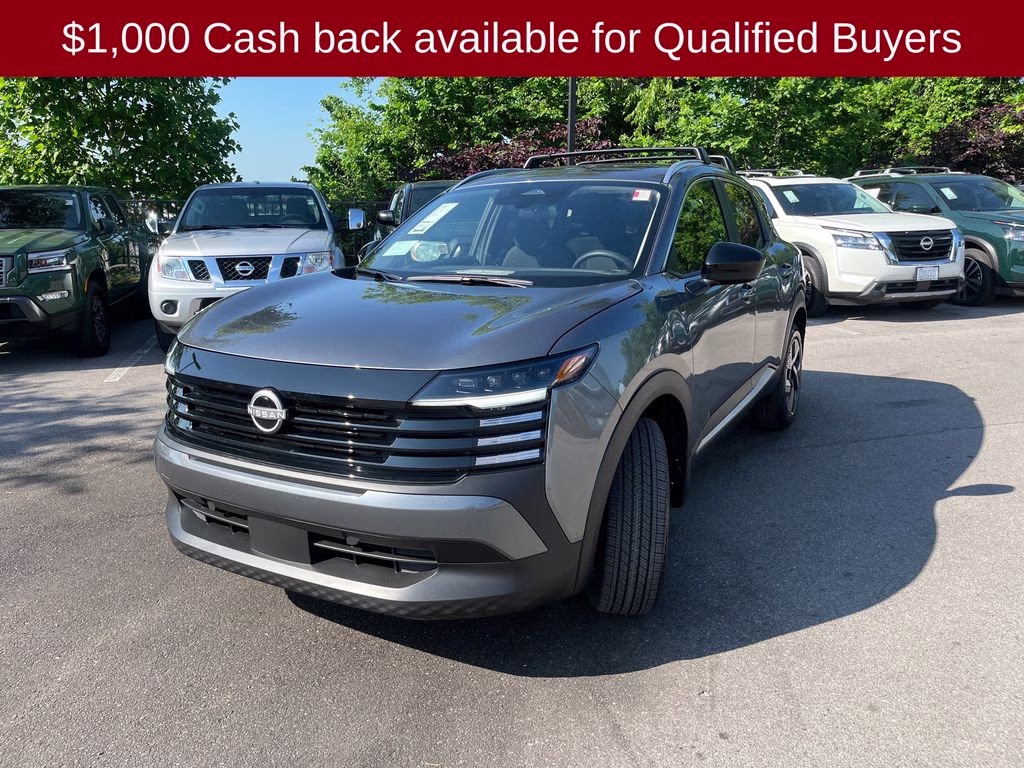 2026 Gun Metallic Nissan Kicks SV FWD SUV