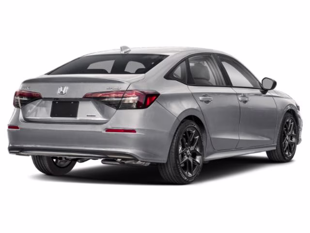 2026 Solar Silver Metallic Honda Civic Hybrid Sport FWD Sedan