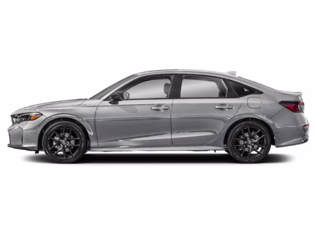 2026 Solar Silver Metallic Honda Civic Hybrid Sport FWD Sedan