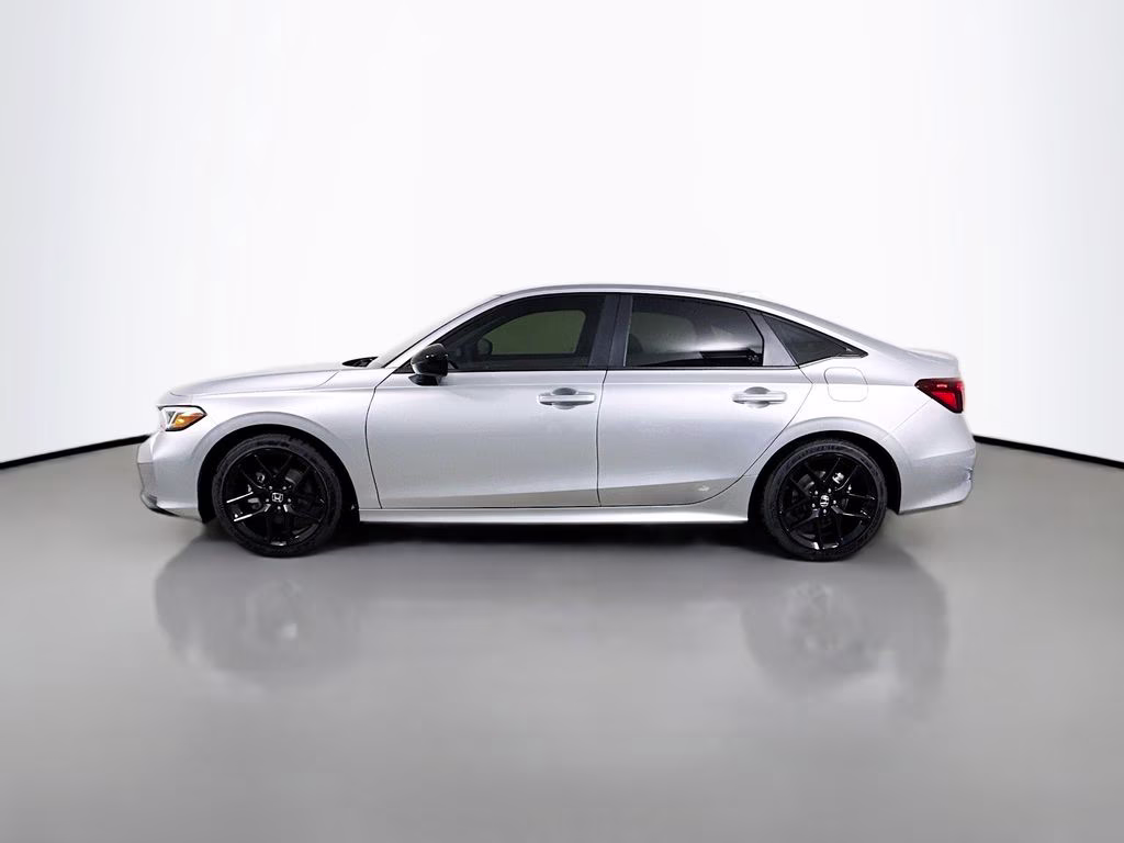 2026 Solar Silver Metallic Honda Civic Hybrid Sport FWD Sedan