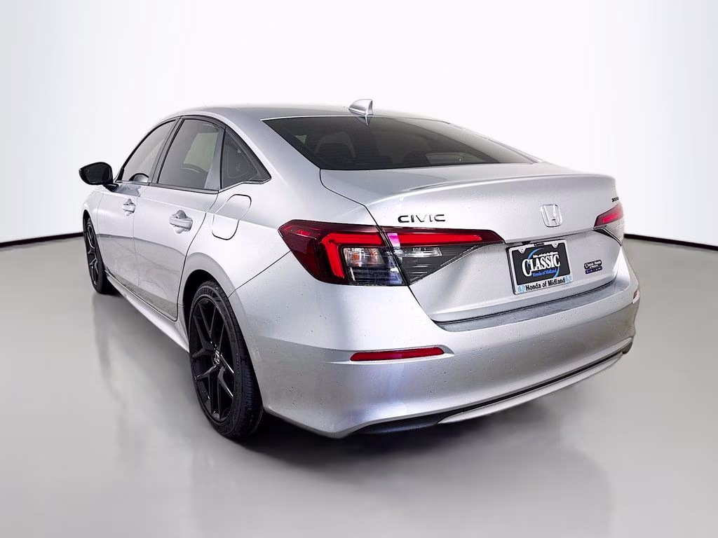 2026 Solar Silver Metallic Honda Civic Hybrid Sport FWD Sedan