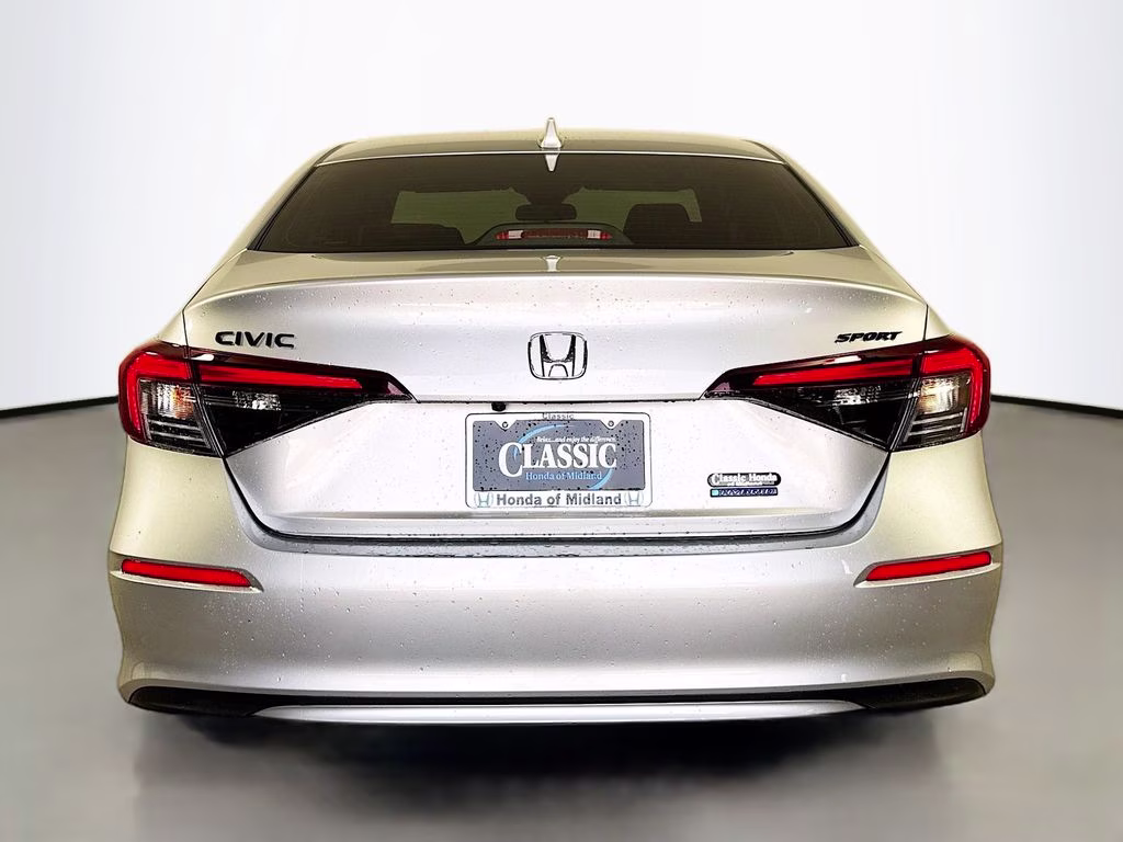 2026 Solar Silver Metallic Honda Civic Hybrid Sport FWD Sedan