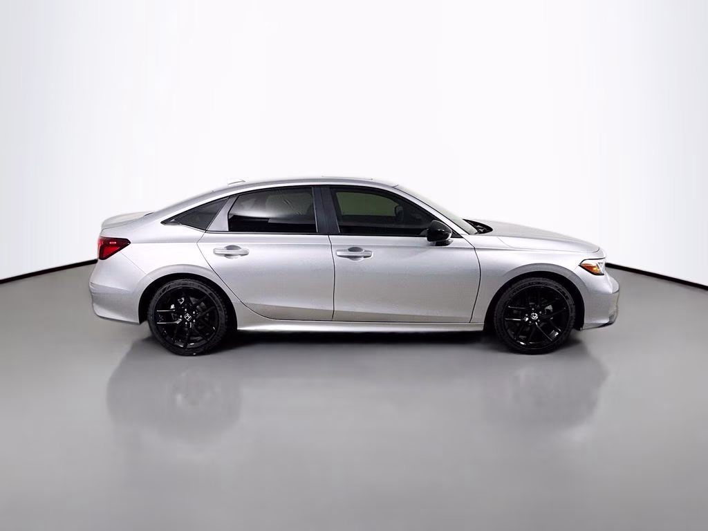 2026 Solar Silver Metallic Honda Civic Hybrid Sport FWD Sedan