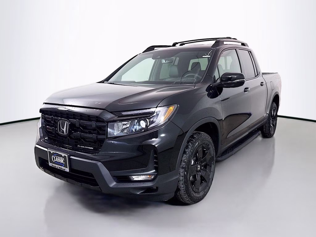 2026 Crystal Black Pearl Honda Ridgeline Black Edition AWD Truck