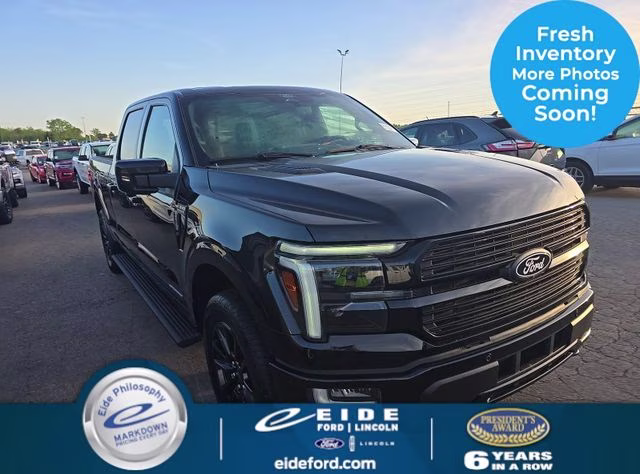 2025 Agate Black Metallic Ford F-150 Platinum 4X4 Truck