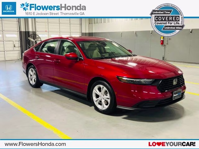 2026 Radiant Red Metallic Honda Accord LX FWD Sedan