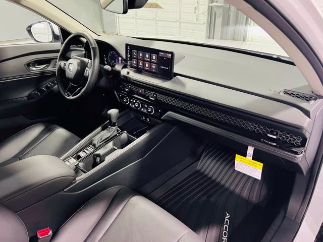 2026 Platinum White Pearl Honda Accord Hybrid EX-L FWD Sedan