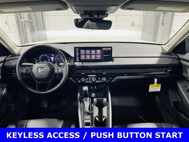 2026 Platinum White Pearl Honda Accord Hybrid EX-L FWD Sedan