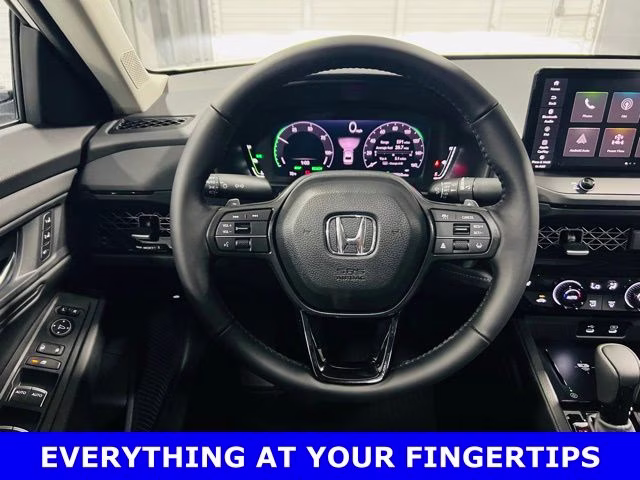 2026 Platinum White Pearl Honda Accord Hybrid EX-L FWD Sedan