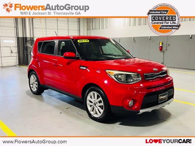 2019 Inferno Red Kia Soul Plus FWD Hatchback