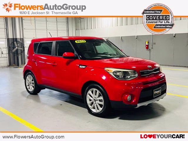 2019 Inferno Red Kia Soul Plus FWD Hatchback
