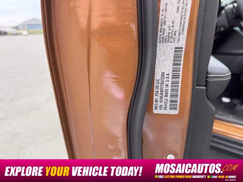 2026 Copper Shino Metallic Clearcoat Jeep Grand Cherokee L Limited 4X4 SUV