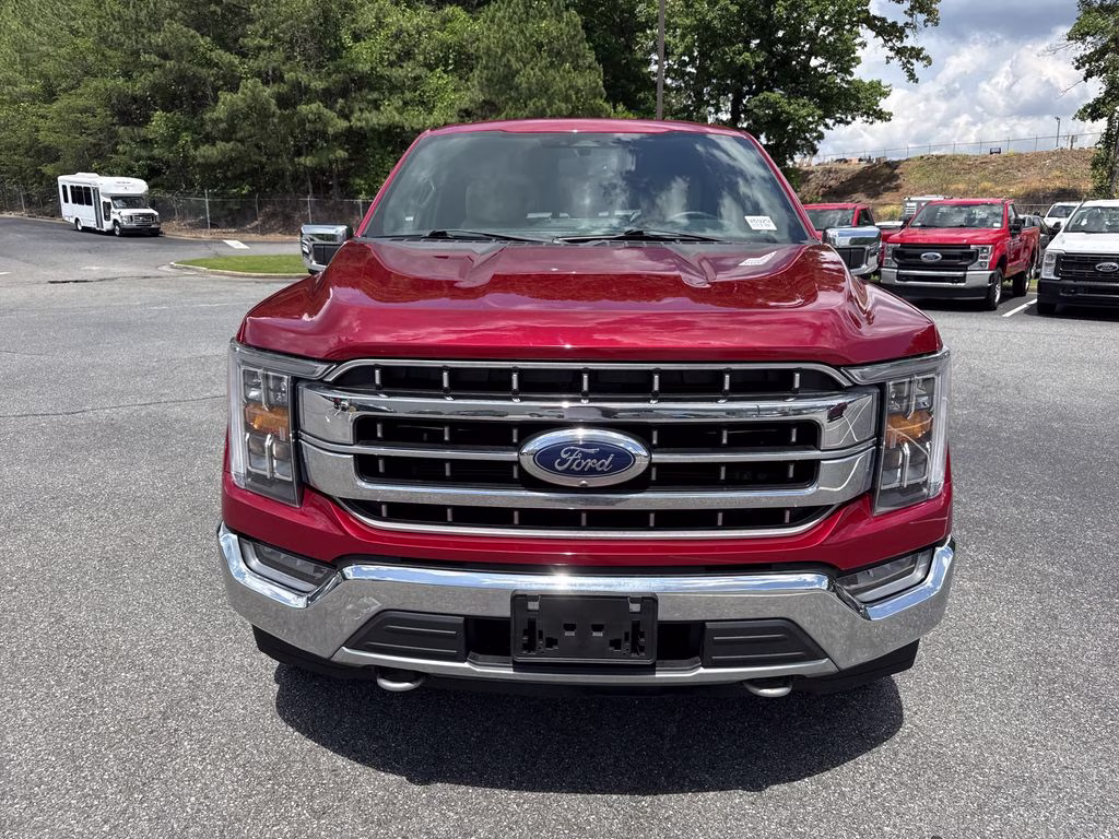 2023 Rapid Red Metallic Tinted Clearcoat Ford F-150 Lariat 4X4 Truck