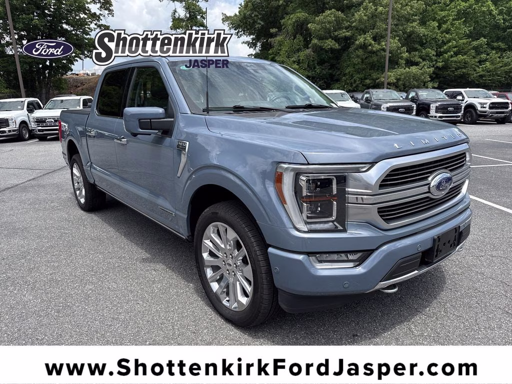 2023 Azure Gray Metallic Tri-Coat Ford F-150 Limited 4X4 Truck