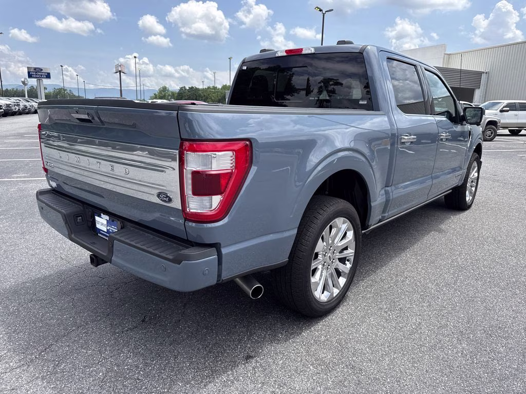 2023 Azure Gray Metallic Tri-Coat Ford F-150 Limited 4X4 Truck