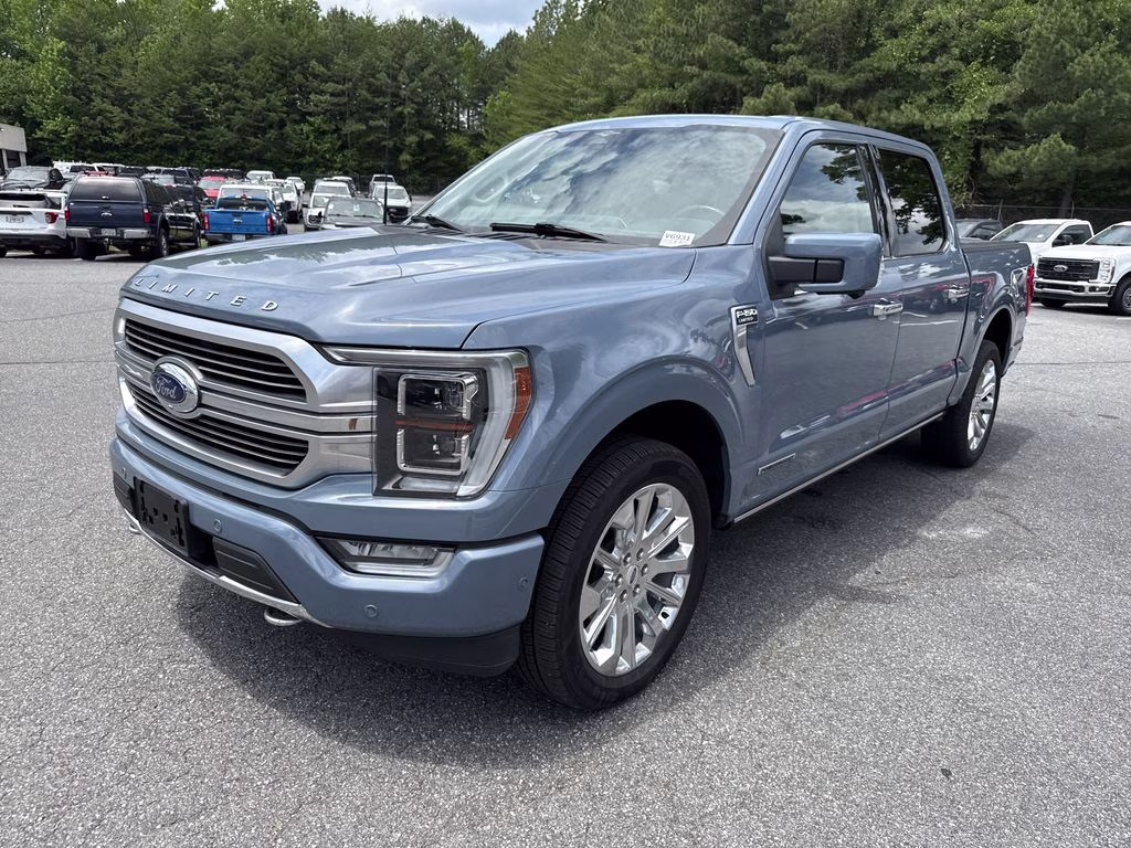 2023 Azure Gray Metallic Tri-Coat Ford F-150 Limited 4X4 Truck
