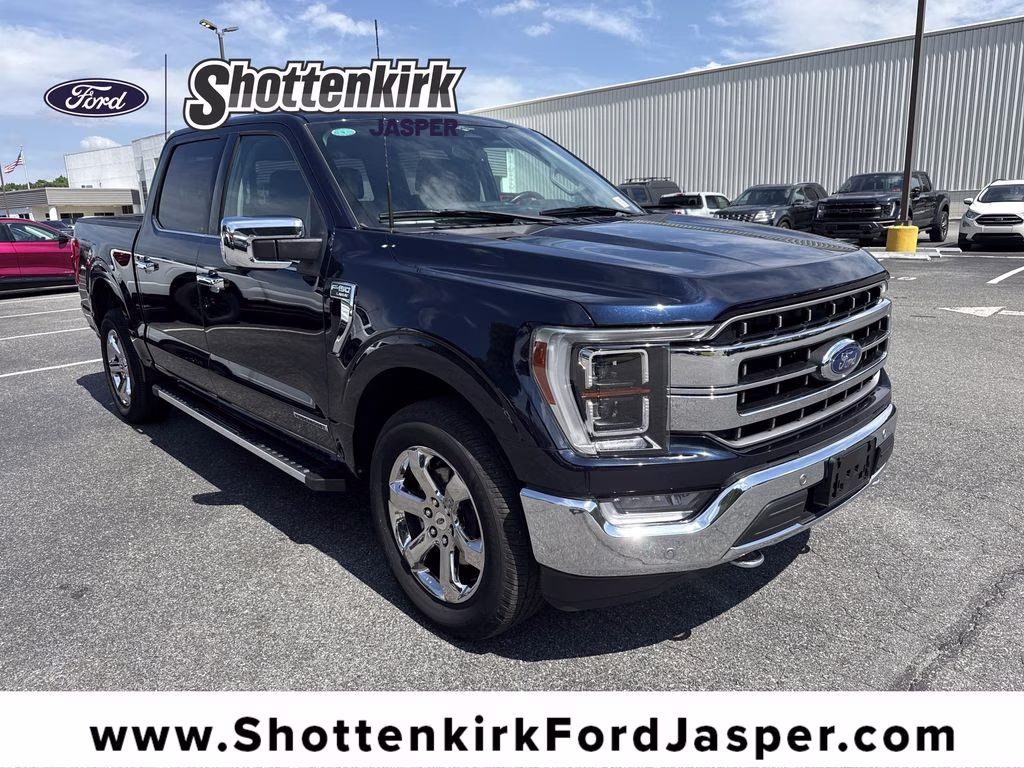 2023 Antimatter Blue Metallic Ford F-150 Lariat 4X4 Truck