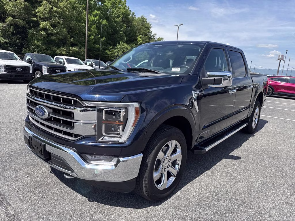 2023 Antimatter Blue Metallic Ford F-150 Lariat 4X4 Truck