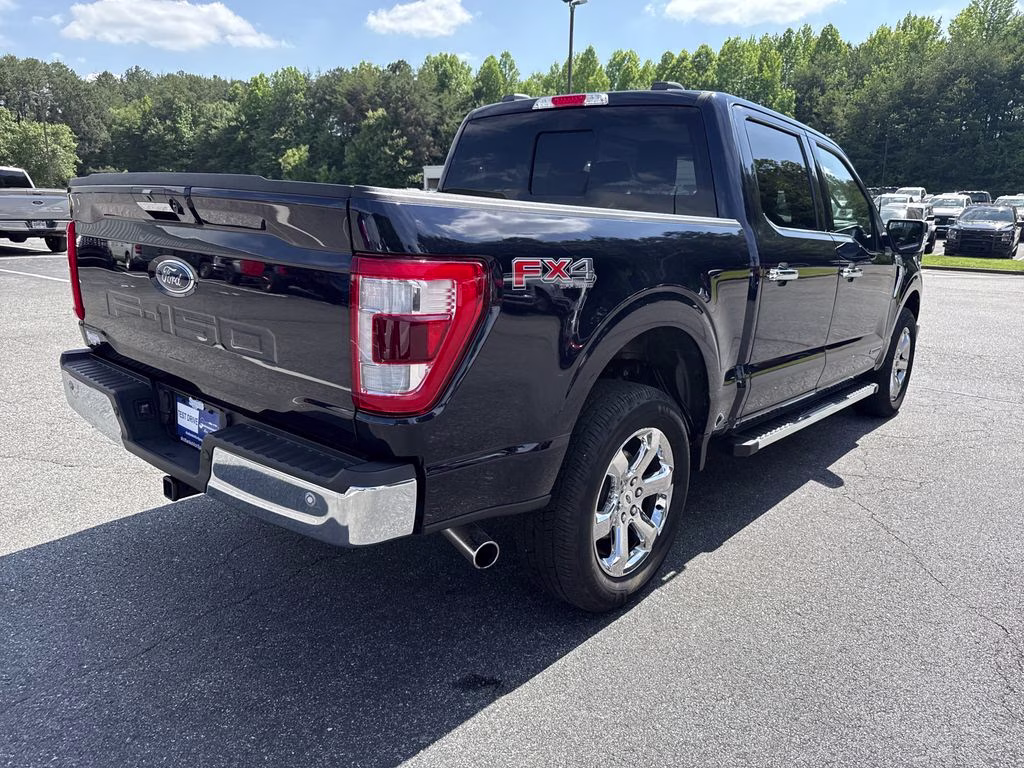 2023 Antimatter Blue Metallic Ford F-150 Lariat 4X4 Truck