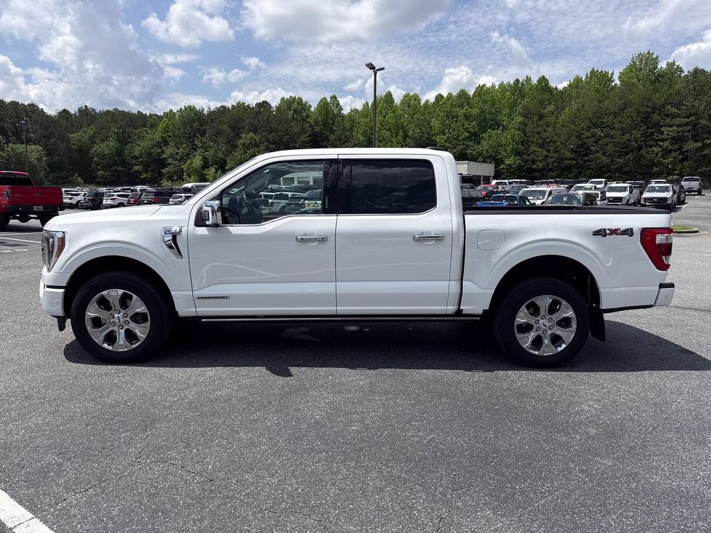 2023 Star White Metallic Tri-Coat Ford F-150 Platinum 4X4 Truck