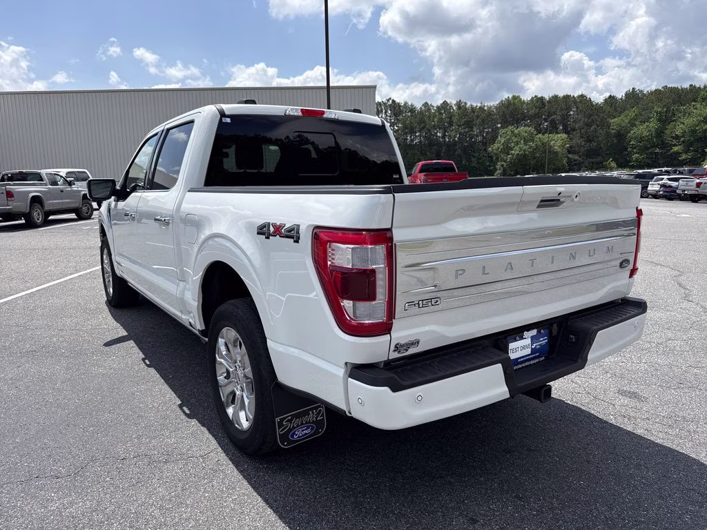 2023 Star White Metallic Tri-Coat Ford F-150 Platinum 4X4 Truck