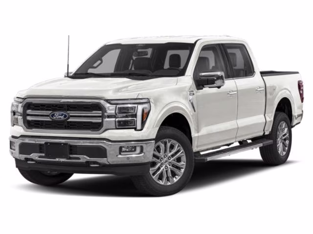 2024 White Metallic Ford F-150 Lariat 4X4 Truck