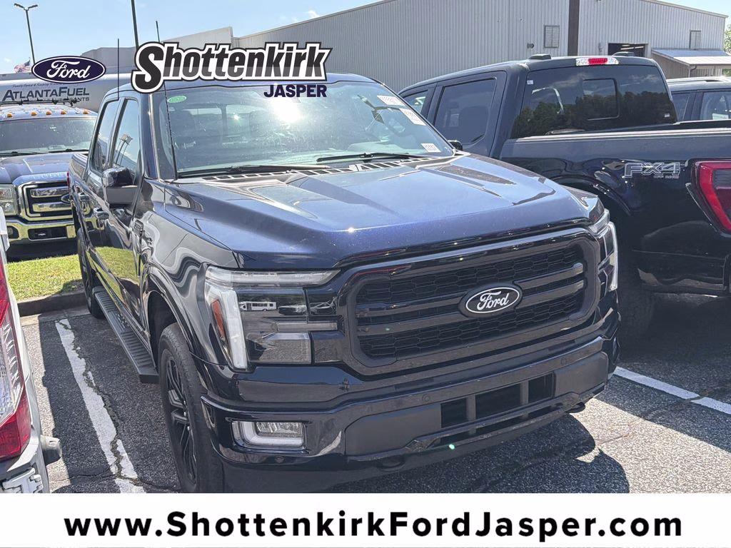 2024 Antimatter Blue Metallic Ford F-150 Lariat 4X4 Truck