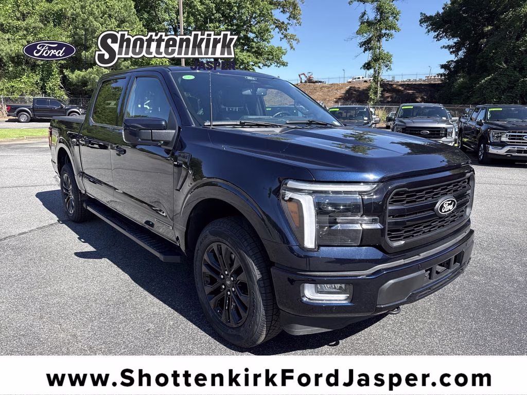 2024 Antimatter Blue Metallic Ford F-150 Lariat 4X4 Truck