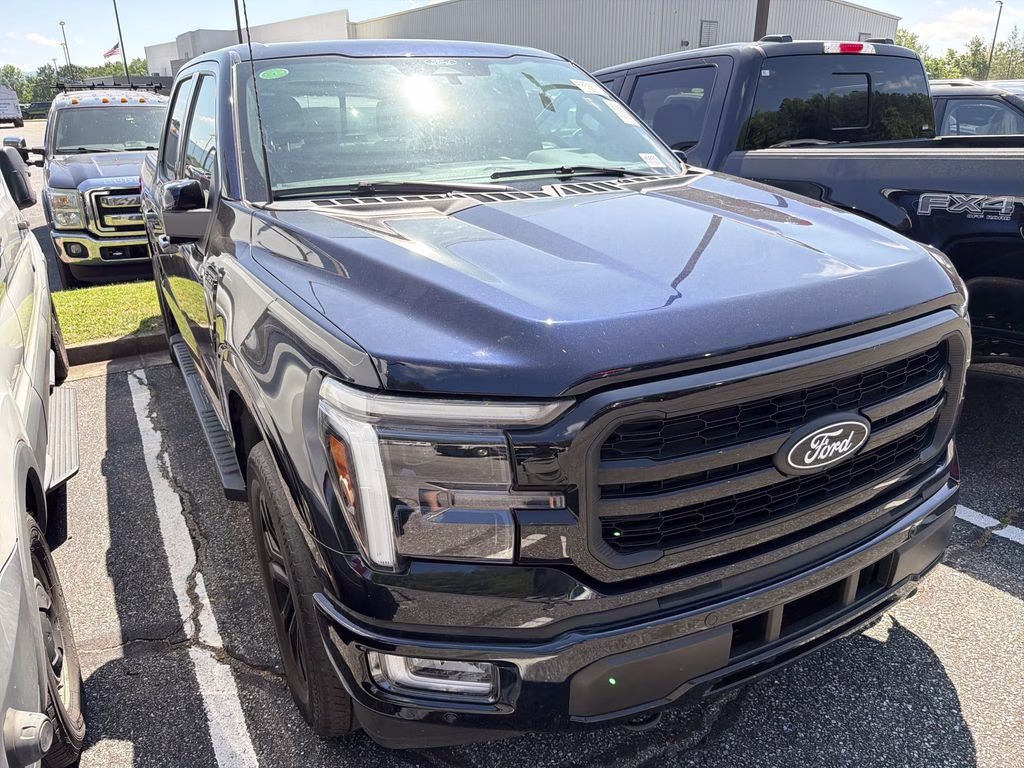 2024 Antimatter Blue Metallic Ford F-150 Lariat 4X4 Truck