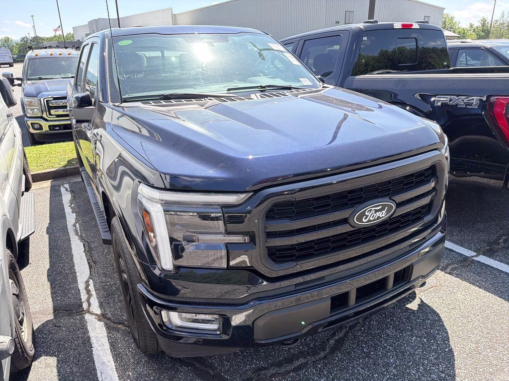 2024 Antimatter Blue Metallic Ford F-150 Lariat 4X4 Truck