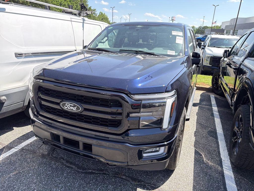 2024 Antimatter Blue Metallic Ford F-150 Lariat 4X4 Truck