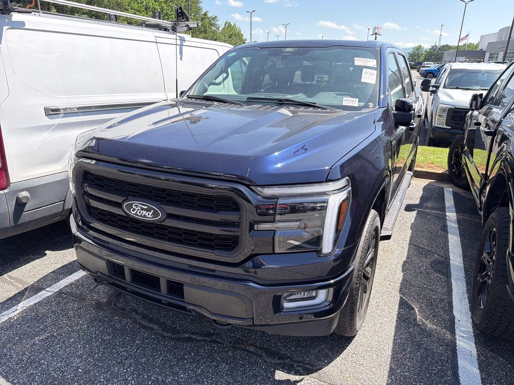 2024 Antimatter Blue Metallic Ford F-150 Lariat 4X4 Truck