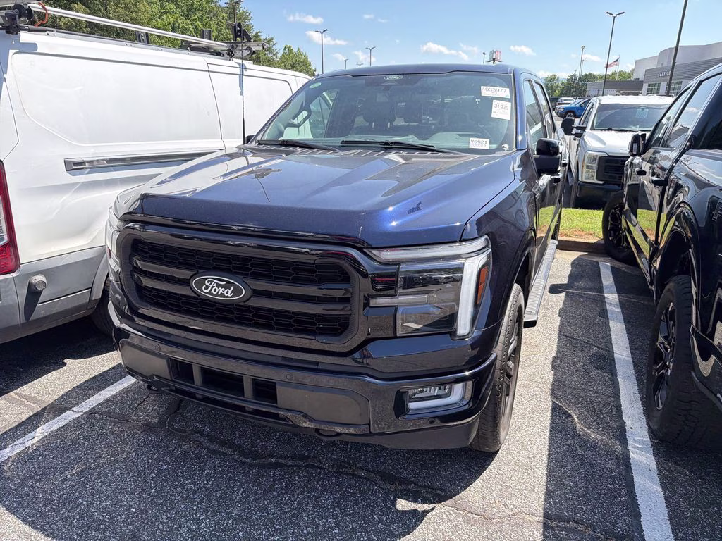 2024 Antimatter Blue Metallic Ford F-150 Lariat 4X4 Truck