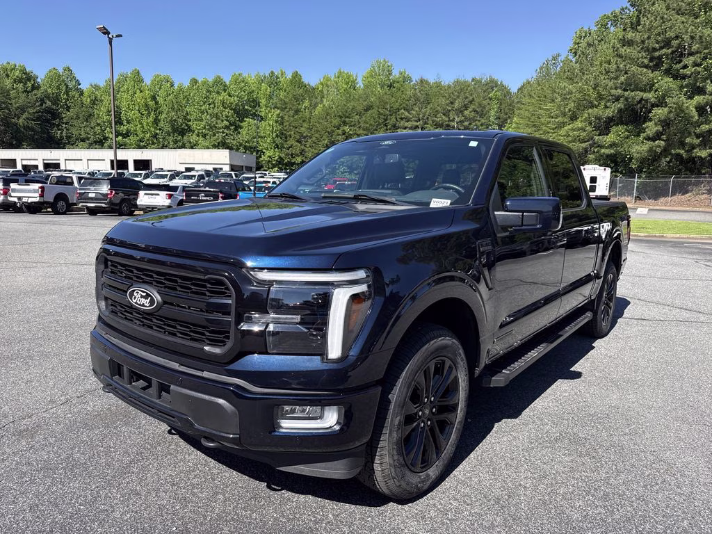 2024 Antimatter Blue Metallic Ford F-150 Lariat 4X4 Truck