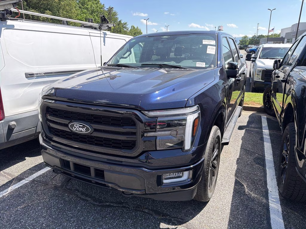2024 Antimatter Blue Metallic Ford F-150 Lariat 4X4 Truck