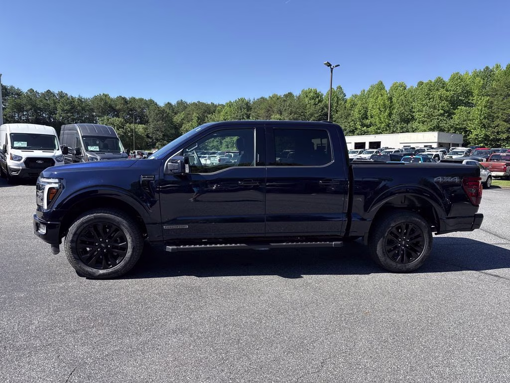 2024 Antimatter Blue Metallic Ford F-150 Lariat 4X4 Truck